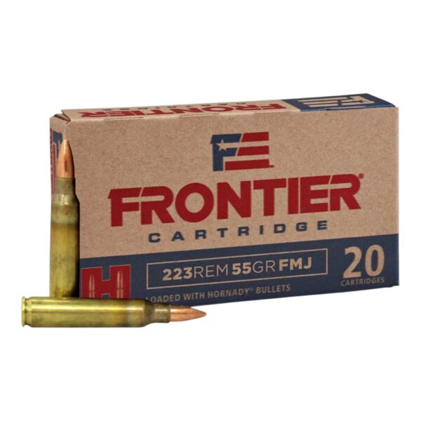 Патрон Hornady Frontier кал. 223 Rem куля FMJ маса 55 гр (3,6 г)