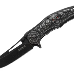 Складаний ніж із черепами Grand Way 18037