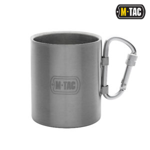 M-Tac термокружка с карабином, нержавейка