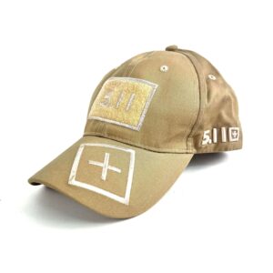 Бейсболка 5.11 Tactical з липучкою під патч койот