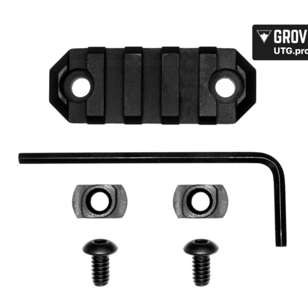 Планка GrovTec для M-LOK на 5 слотів. Weaver/Picatinny
