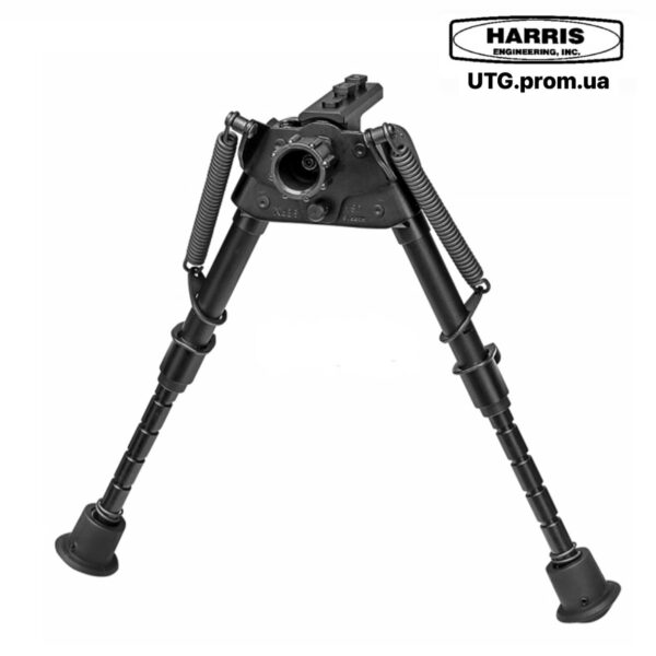 Сошки Harris Bipod S-BRM-MLOK. 15,2-22,9 см. Шарнірна база. Підпружинені ніжки