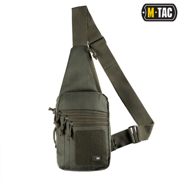 Сумка-кобура наплічна з липучкою M-Tac Olive