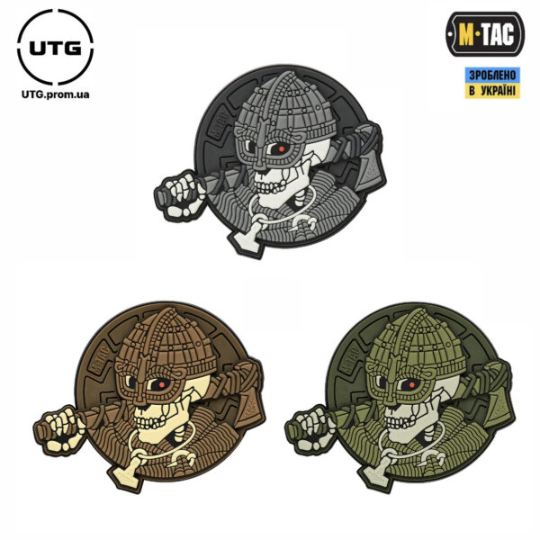 M-Tac нашивка Undead Viking 3D PVC