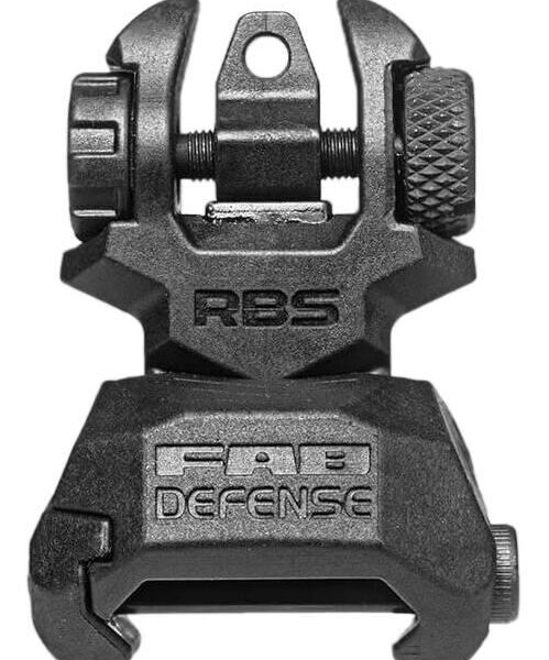Цілик складаний FAB Defense RBS на Picatinny. Black