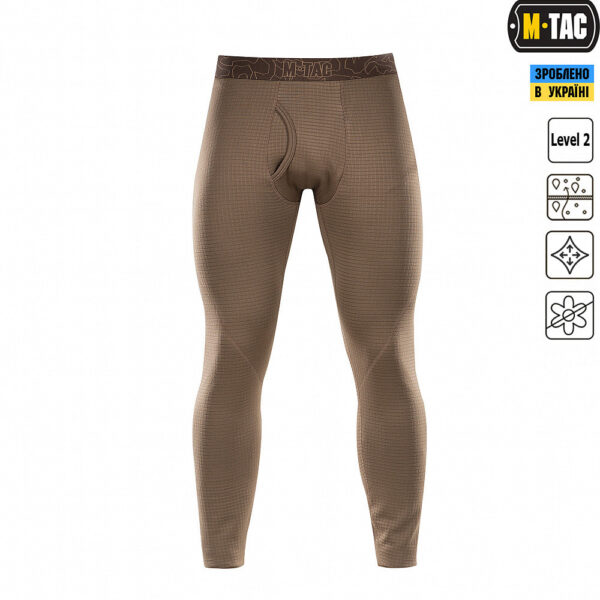 M-TAC ТЕРМОШТАНИ ФЛІС DELTA LEVEL 2 COYOTE BROWN